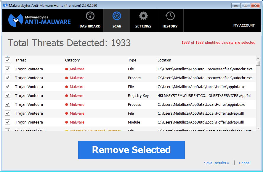 Antimalware service executable что это. Total Malware. Вирус proc:Cert.adware. Trojan Detection. Malwarebytes.exe.